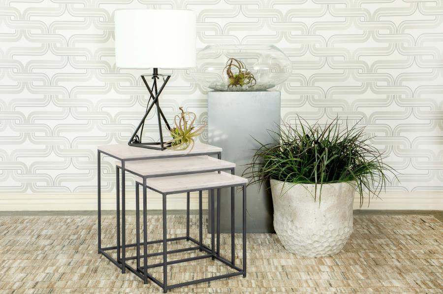 3 PC NESTING TABLE